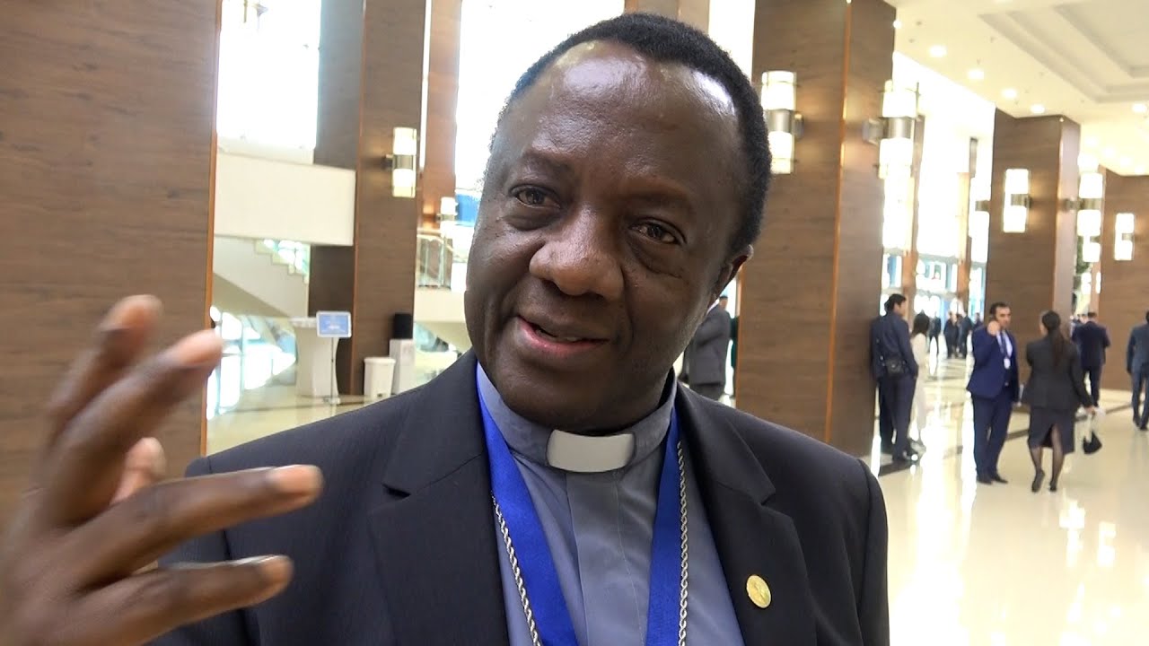 Dr. Fidon Mwombeki, general secretary of the All-Africa Council of Churches. Photo by Katsuhiro Asagiri