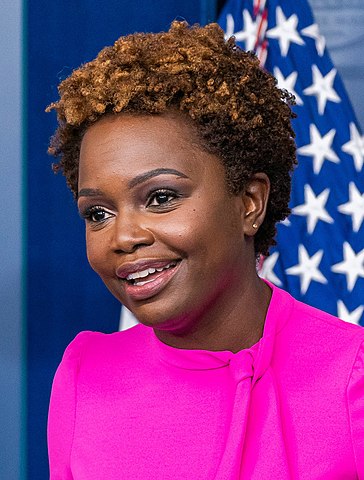 White House Principal Deputy Press Secretary Karine Jean-Pierre holds a press briefing on Thursday, July 29, 2021, in the James S. Brady Press Briefing Room of the White House/The White House - P20210729CS-0032, Public Domain