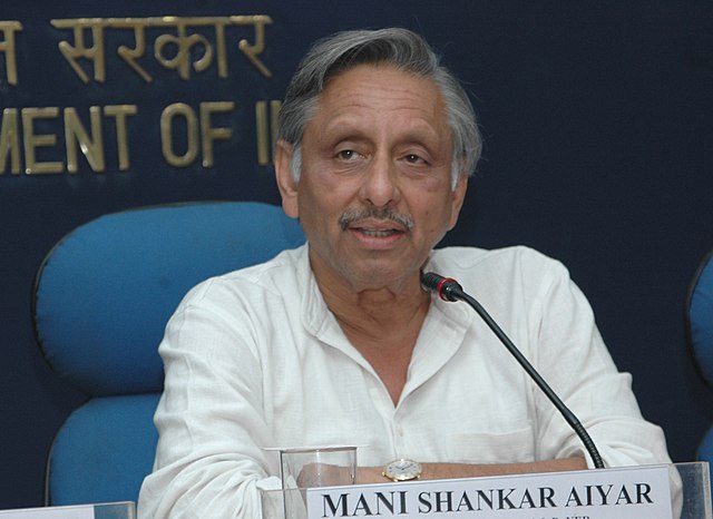 The Union Minister for Panchayati Raj and Development of North Eastern Region, Shri Mani Shankar Aiyar addressing the Press Conference on 4th NE Business Summit to be held in Guwahati on 15th & 16th September 2008, in New Delhi on September 11, 2008./ By Ministry for Development of North-East Region (GODL-India), GODL-India