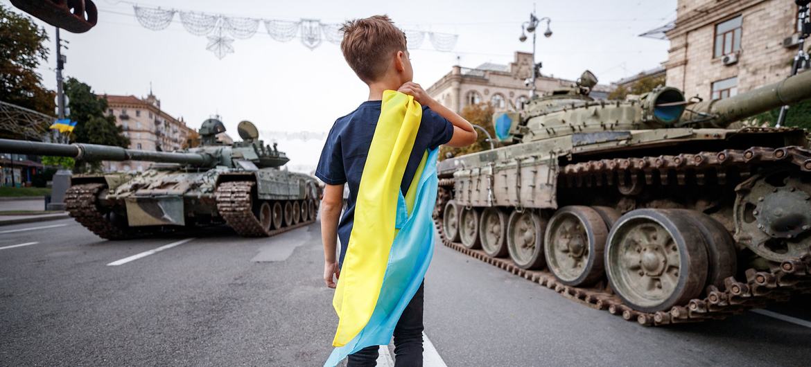 Фото ПРООН в Украине/А. Крепких День независимости в Киеве, Украина, 2022 год