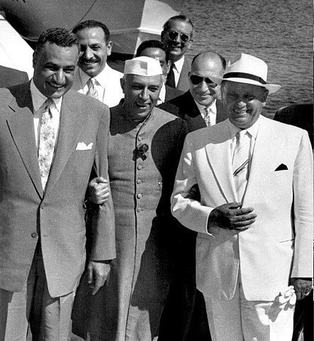 Gamal Abdel Naser, Džavaharlal Nehru i Josip Broz Tito na Brionima/ By Tanja Kragujević - Stevan Kragujević, CC BY-SA 4.0